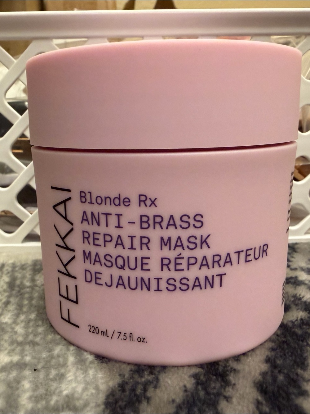 Fekkai Blonde Rx Anti-Brass Repair Mask — Pink